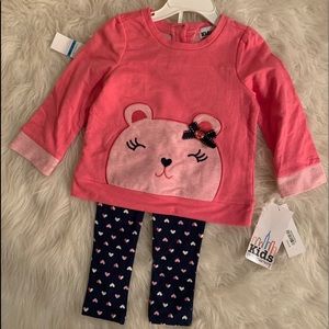 2 piece Shirt & Leggings from Carter’s. 24m